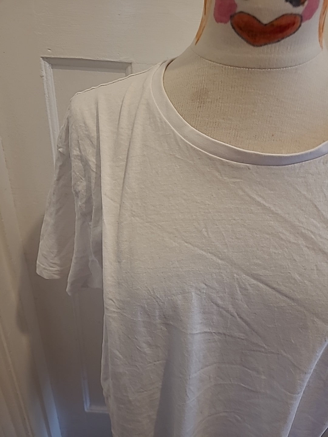 Mens Primark 2XL White Short Sleeved Tshirt