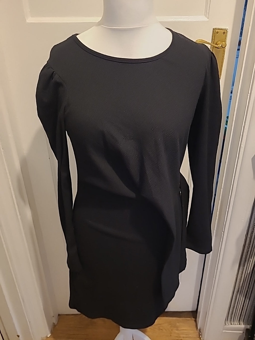 Ladies Morgan Size Euro 42 Black Long Sleeved Dress