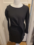 Ladies Morgan Size Euro 42 Black Long Sleeved Dress