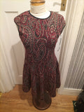 Ladies Gabby Skye 8 Cap Sleeved Lined Dress