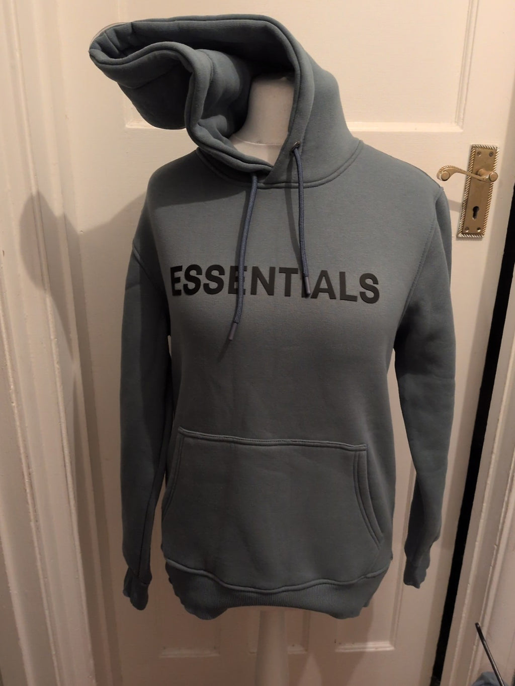 Essentials Small Blue Print Pullover Hoodie