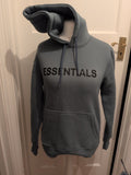 Essentials Small Blue Print Pullover Hoodie