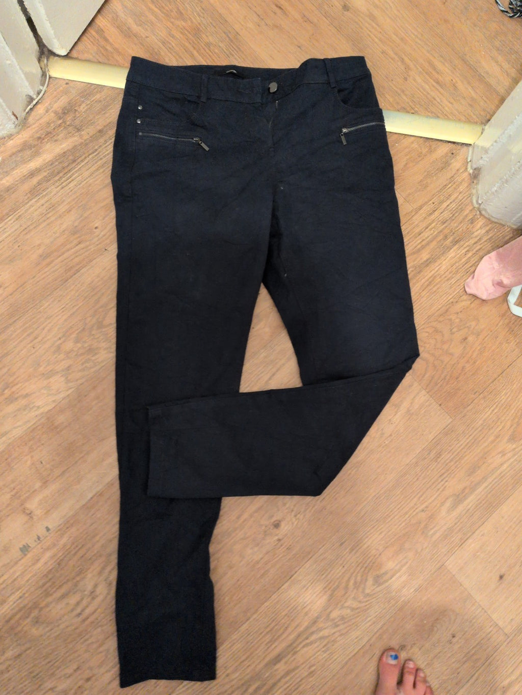 George 12 Dark Navy Trousers Chino