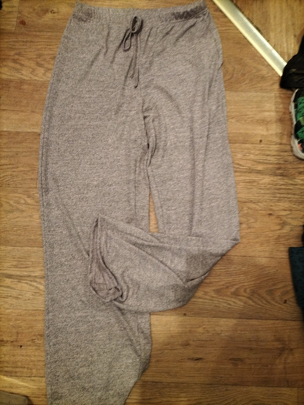 Ladies Size Large Purple Fleck Elasticated Trousers