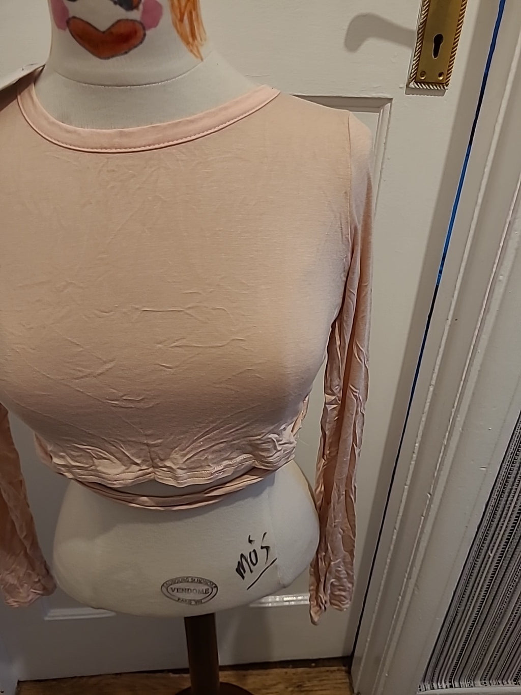 Brand New Ladies Missguided Size 10 Pink Wrap Back Crop Top