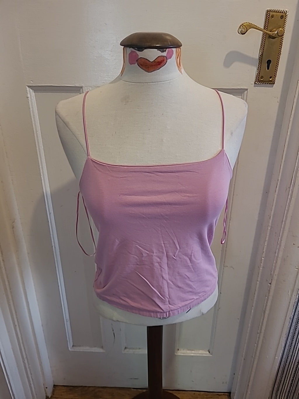 Ladies Primark Size 12-14 Pink Sleeveless Tshirt