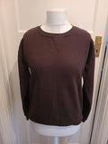 Ladies PLT Size Large Dark Purple Pullover Jumper