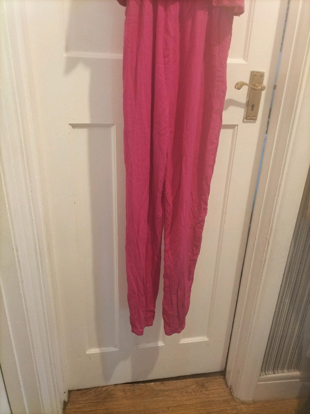Ladies Primark Size 8 Hot Pink Sleeveless Jumpsuit