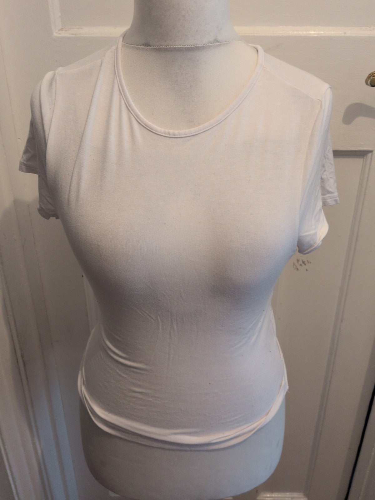 Weekday Medium White Short Sleeve T-shirt