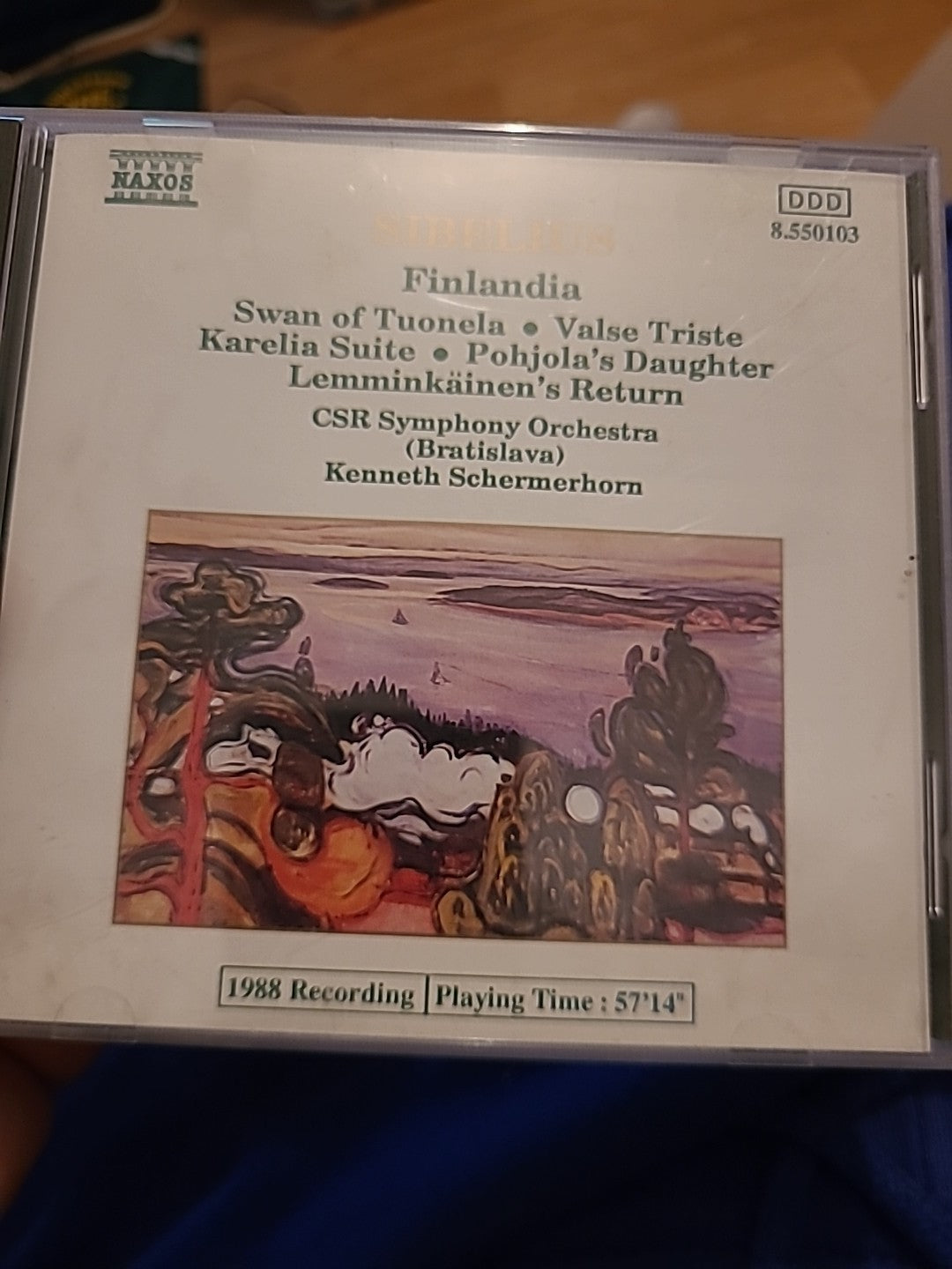 (KJ458) Sibelius, Finlandia - 1988 CD