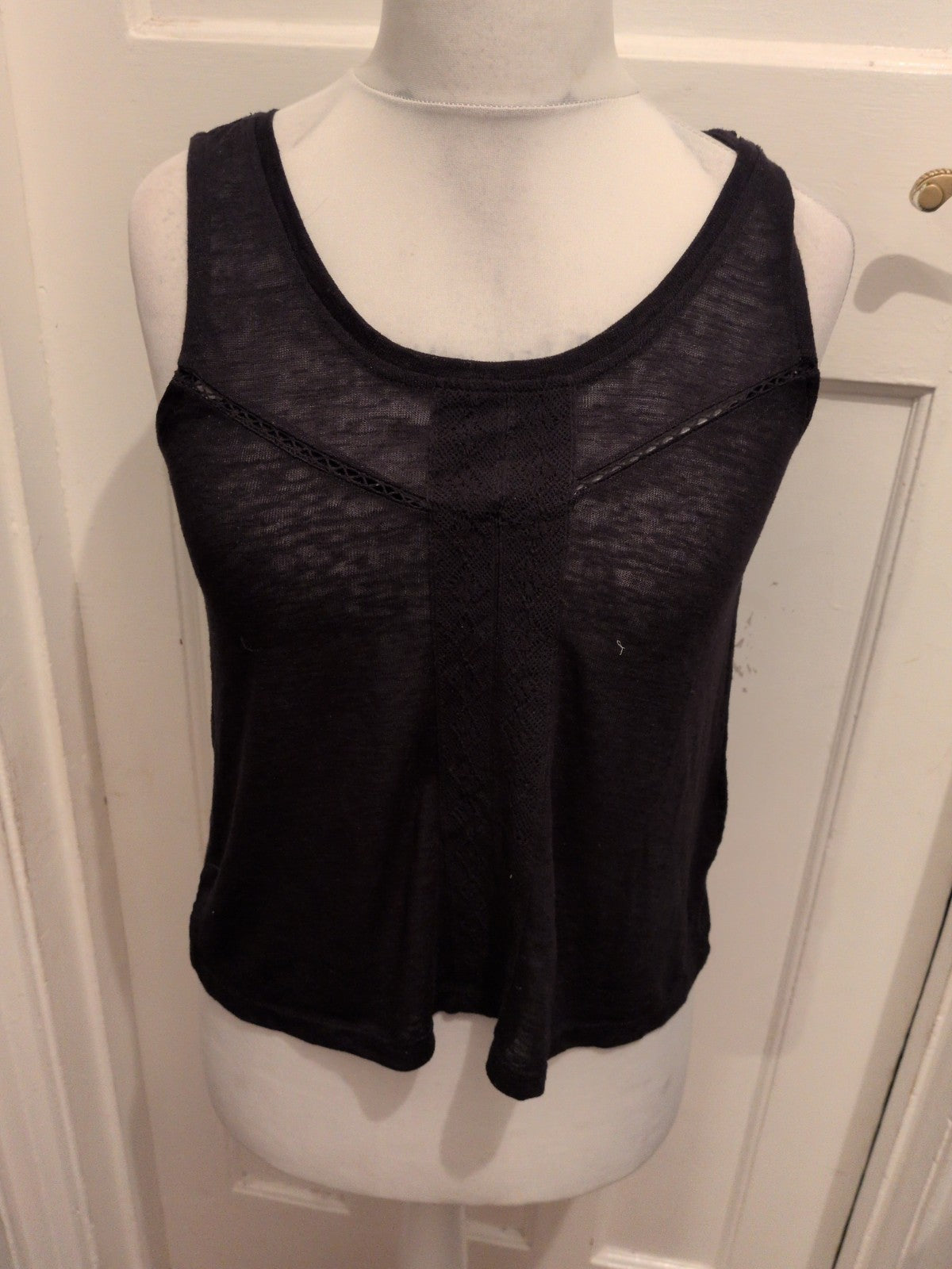 Only Medium Black Sleeveless T-shirt