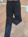 Ladies Next Size 12 Long Navy Shimmer Jegging
