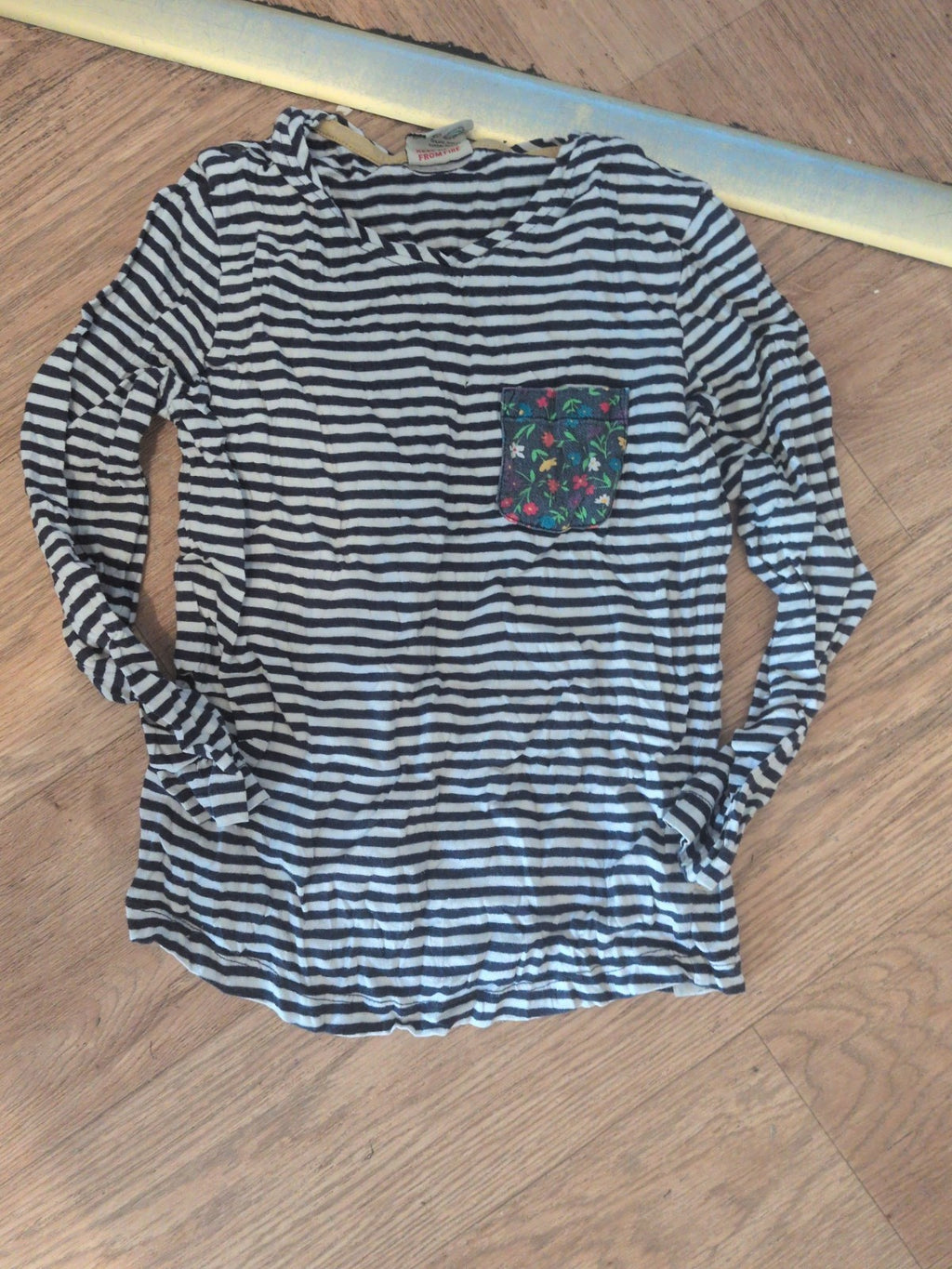 Frugi 6-7 Years Stripe Long Sleeve T-shirt