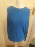 Ladies Tu Size 12 Royal Blue Long Sleeved Jumper