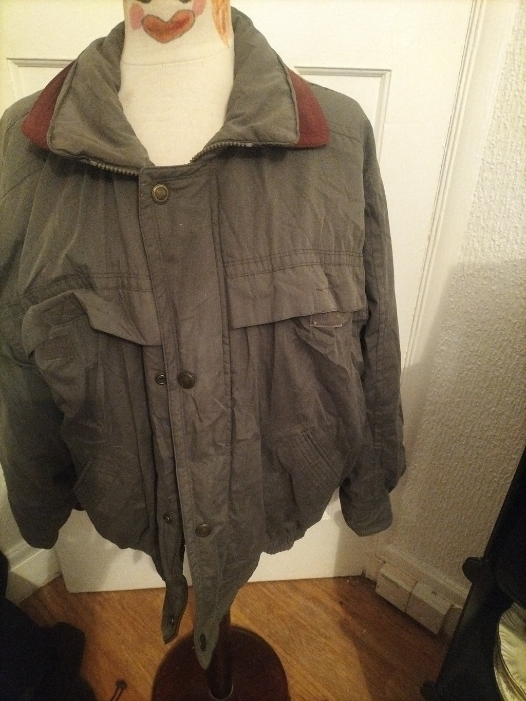 Mens Casual Club Size Small Green Lined Jacket