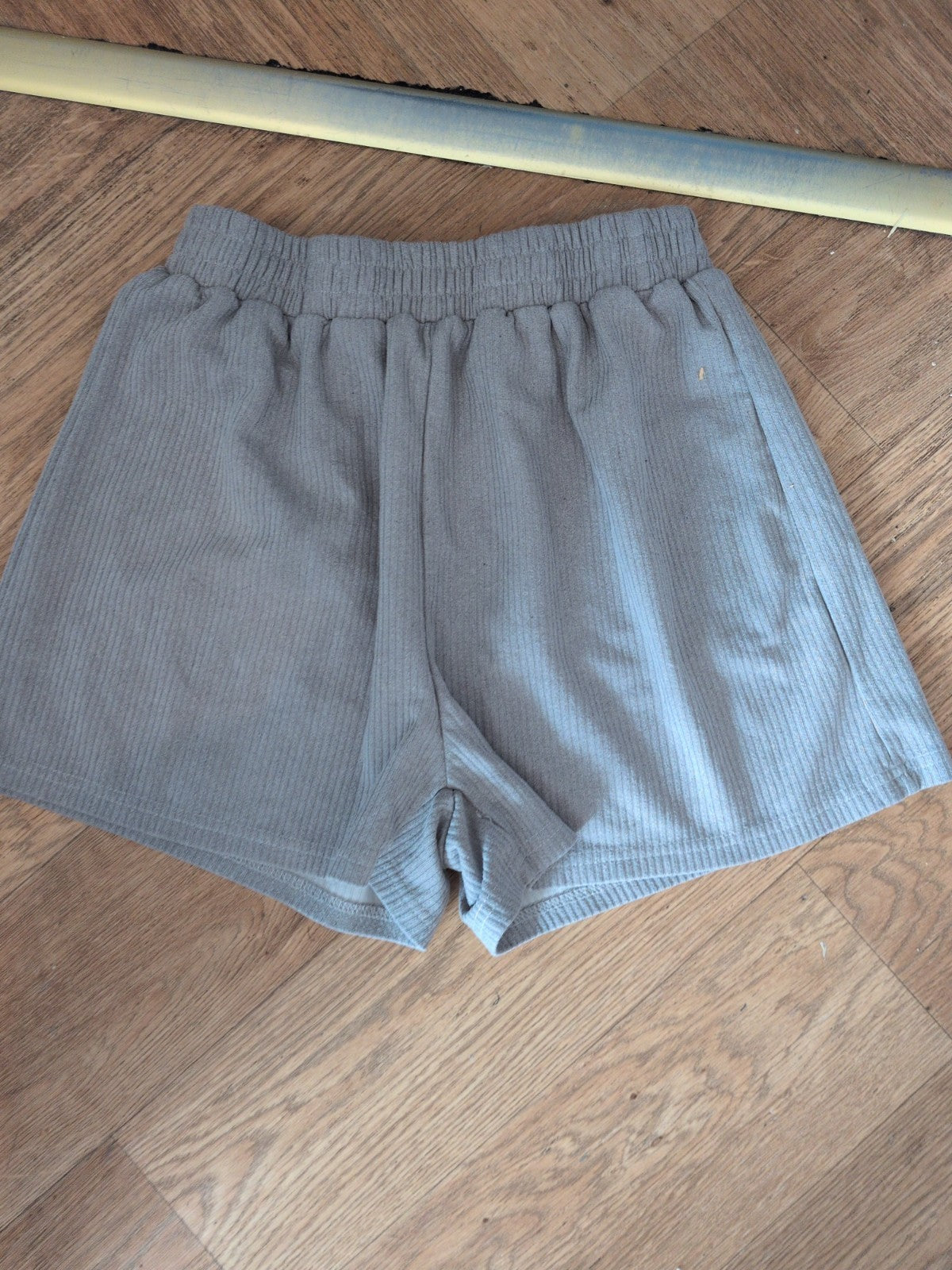 Shein Large Grey Elasticated Culotte Shorts