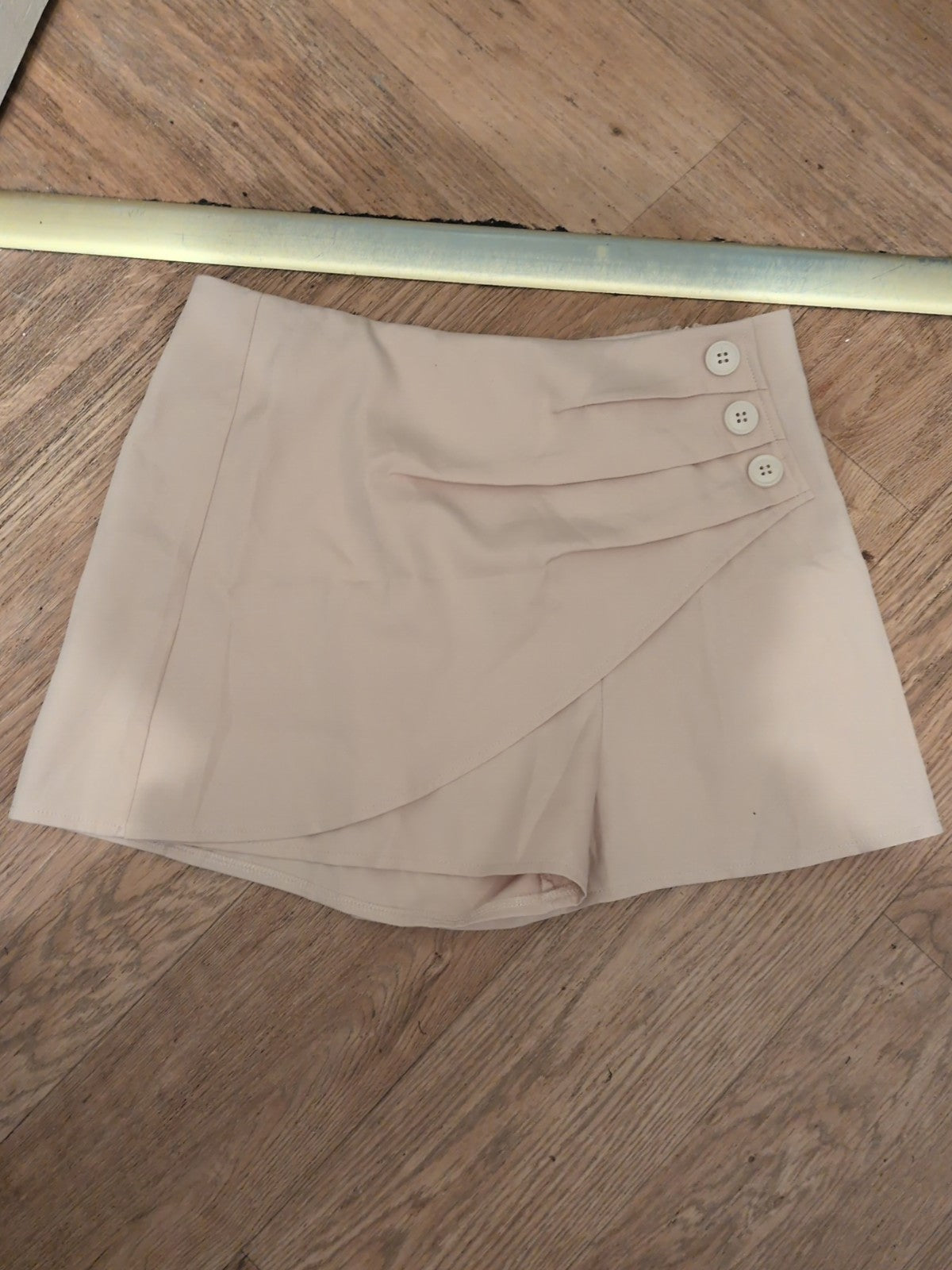 Large Pale Pink Wrap Shorts