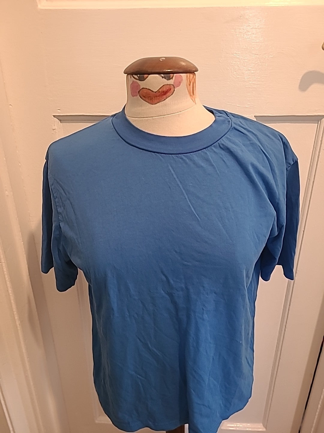 Ladies Mida Size Small Blue Short Sleeved Tshirt