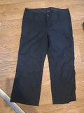 Ladies Gap Stretch Size 6 Black Cropped Jeans
