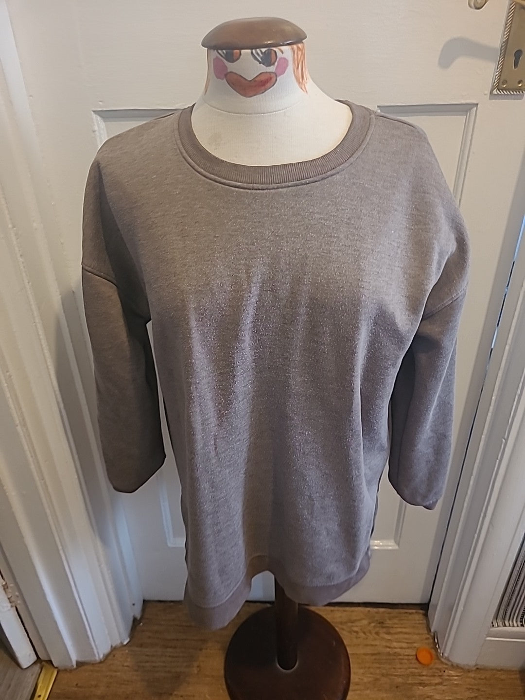Mens Papaya Medium Brown Long Sleeve Jumper