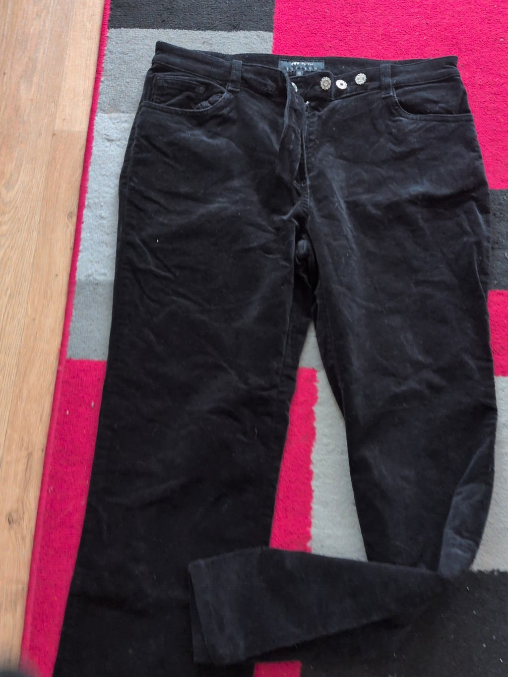 Per Una 16long Black Stretch Trousers