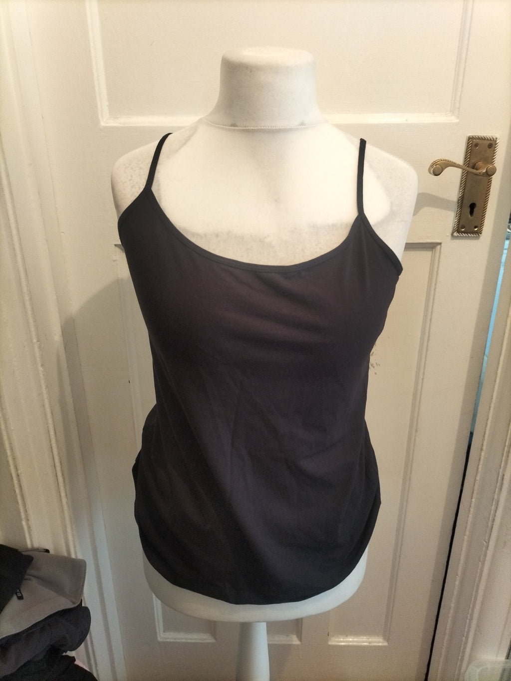 Ladies Primark Size 18/20 Navy Stretch Cami Set Of 2