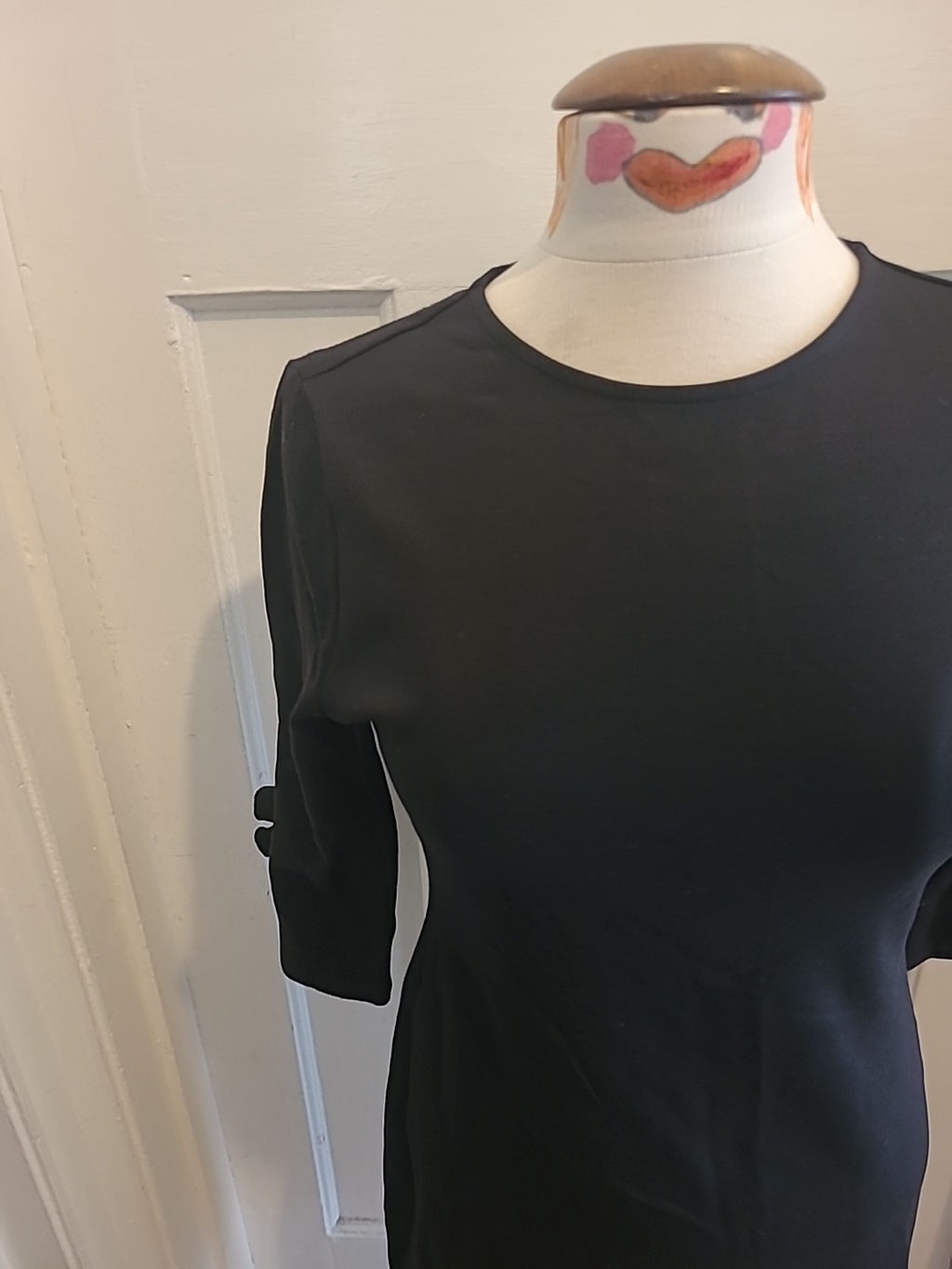 Ladies Black Dress Size Med Find 3/4 Sleeve