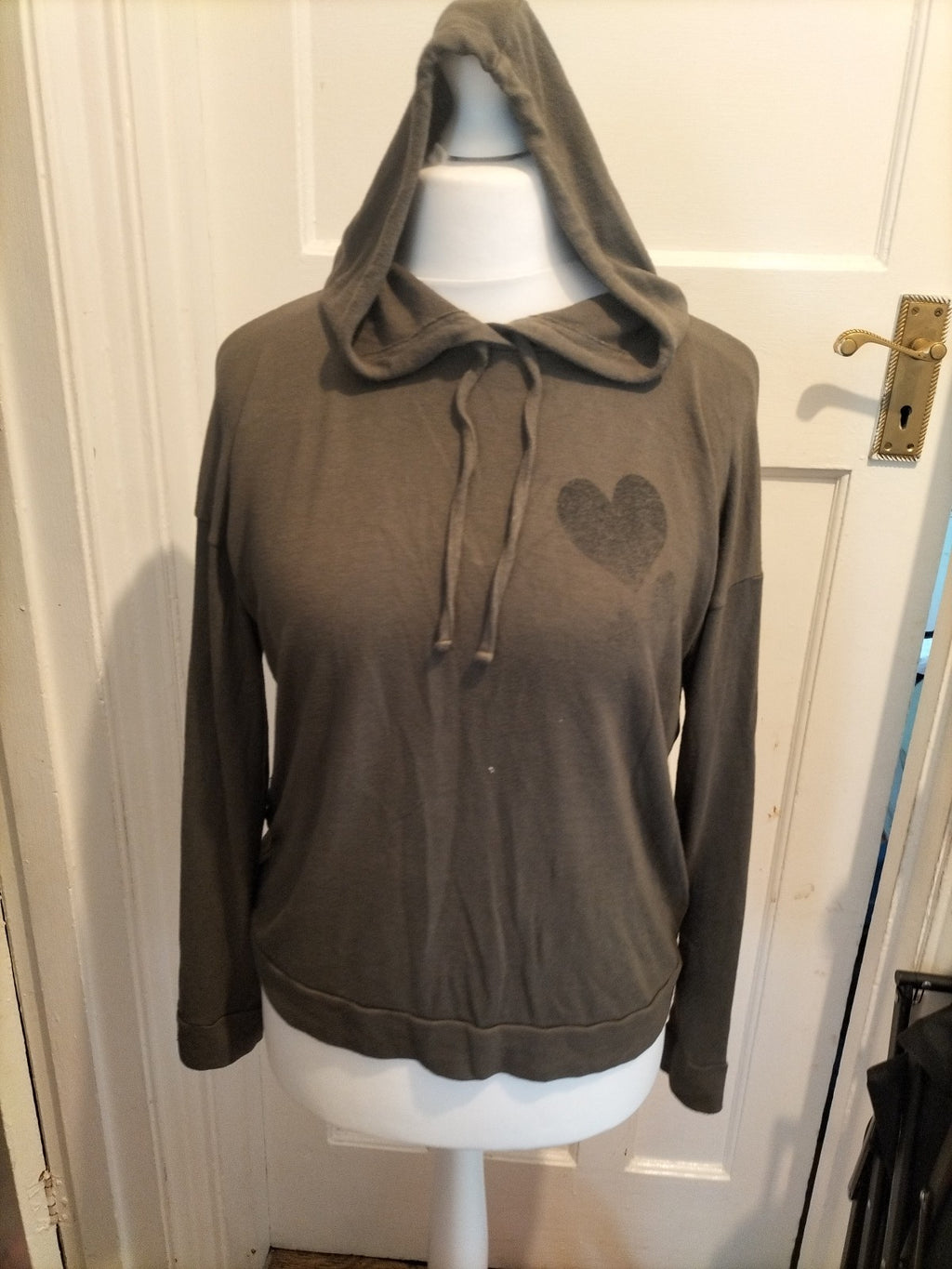 Ladies Day Dreams Size 10 Khaki Pullover Hoodie