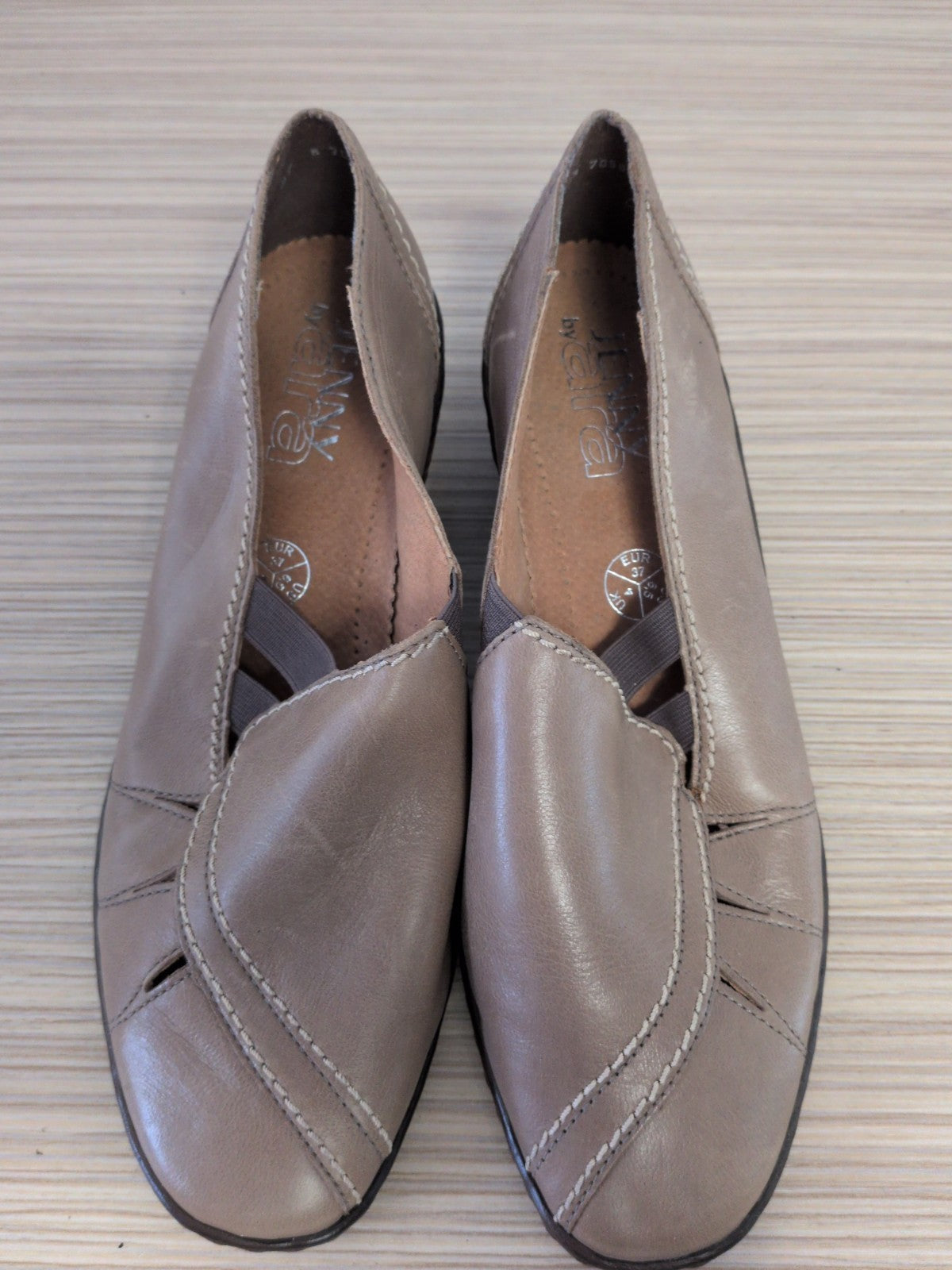 Ara UK 4 Pale Brown Slip On Shoes