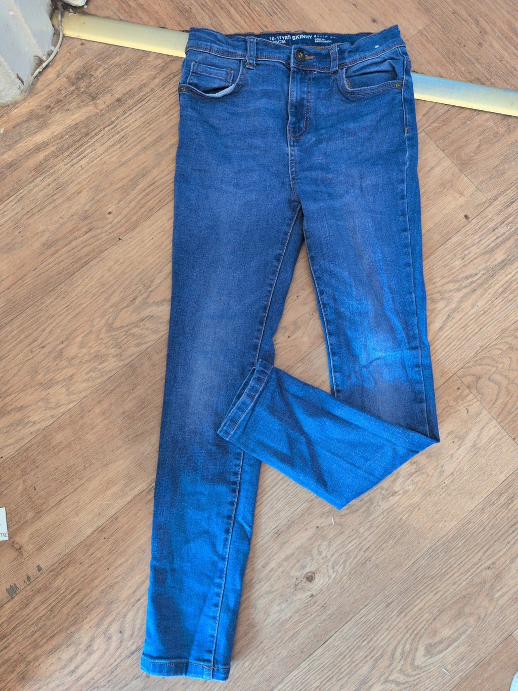 Denim&Co 10-11 Years Skinny Blue Jeans