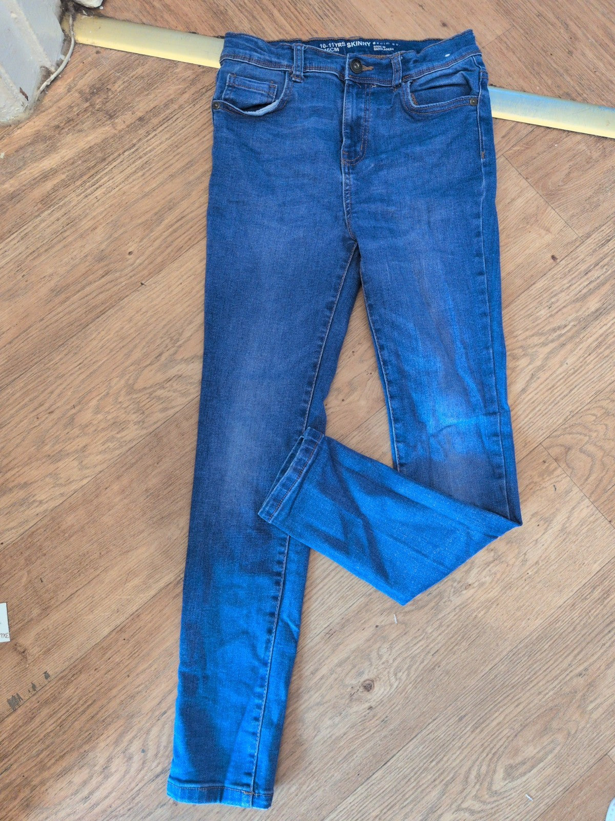 Denim&Co 10-11 Years Skinny Blue Jeans