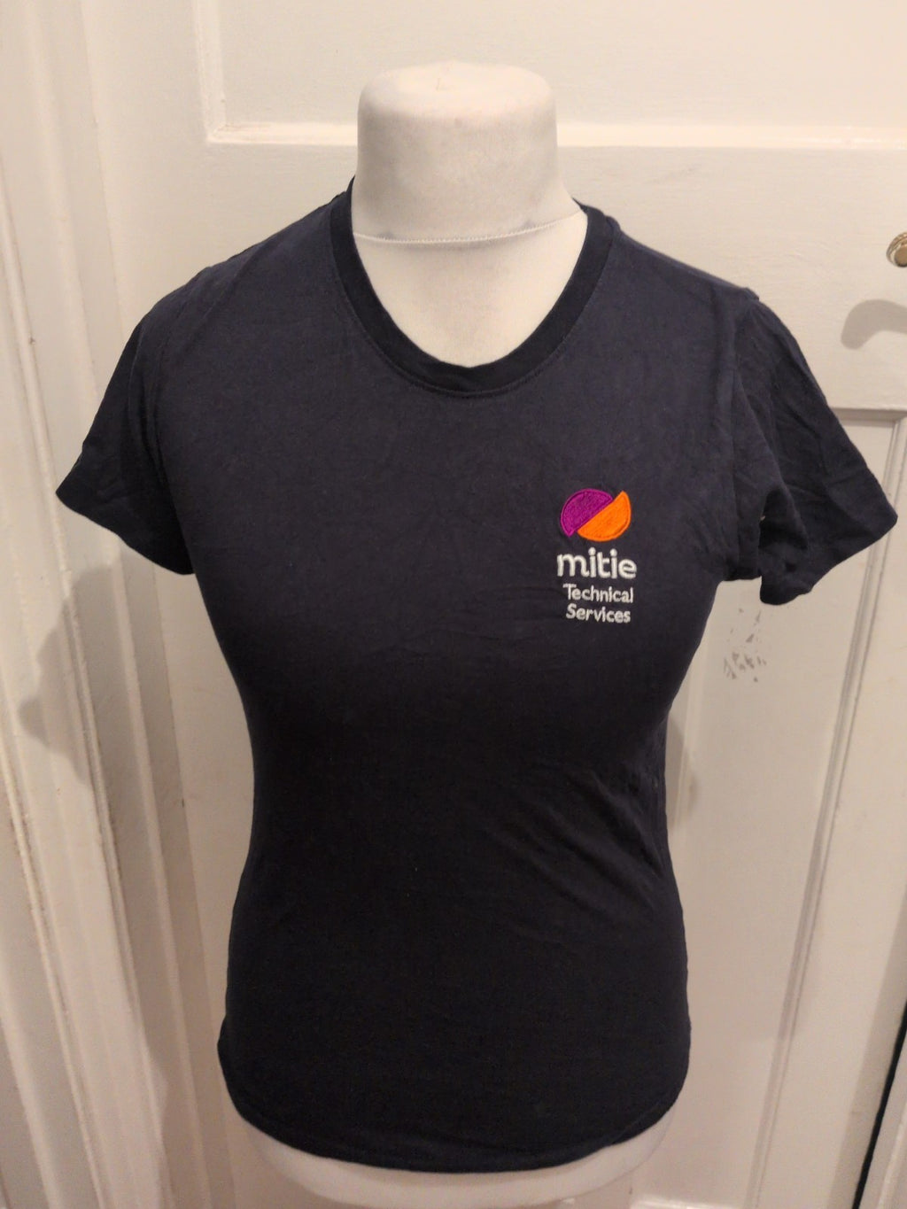 Mens Uneek Medium Navy Mitre Short Sleeve T-shirt