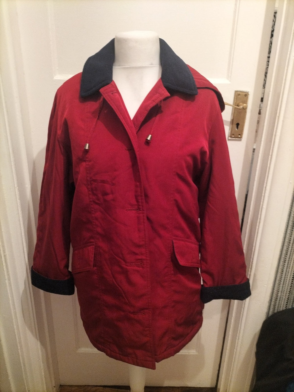 Ladies EWM Size 10 Red Lined Coat