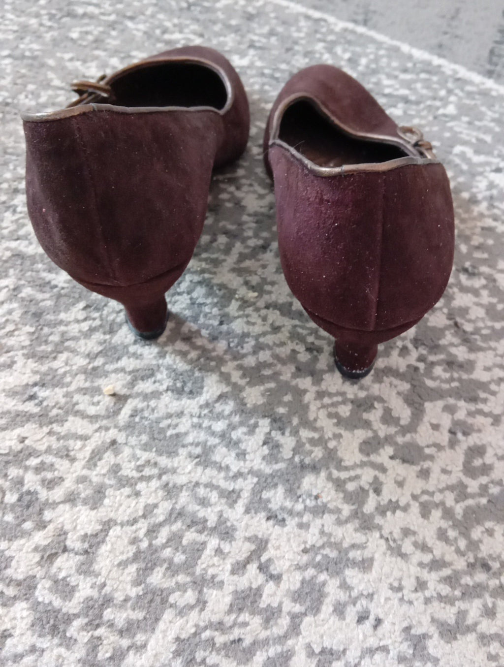 Ladies Brown Suede Court Shoes Jane Shilton Size 37 Free Delivery