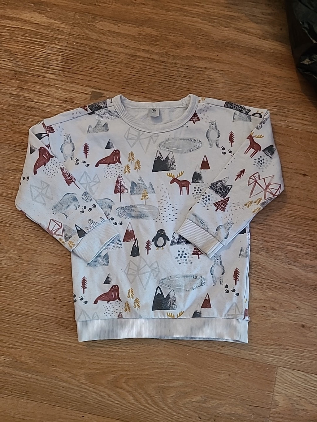 Boys Tu 4-5 Years Penguin Polar Bear Jumper