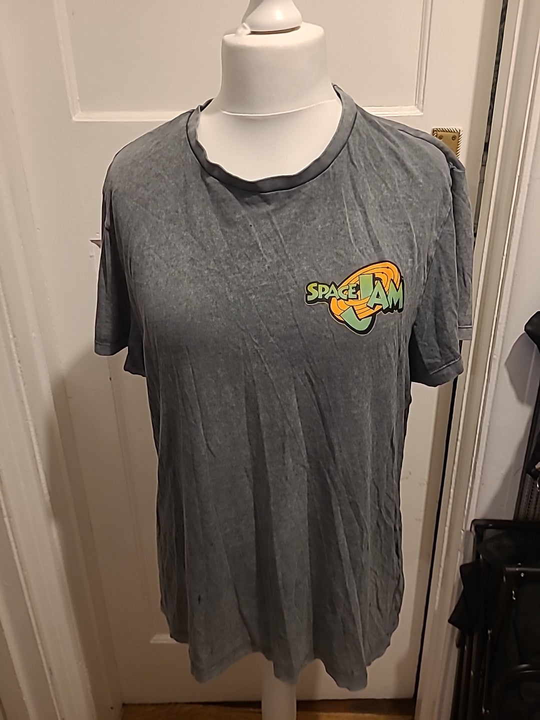 Mens Space Jam Size Medium Printed Short Sleeved Tshirt