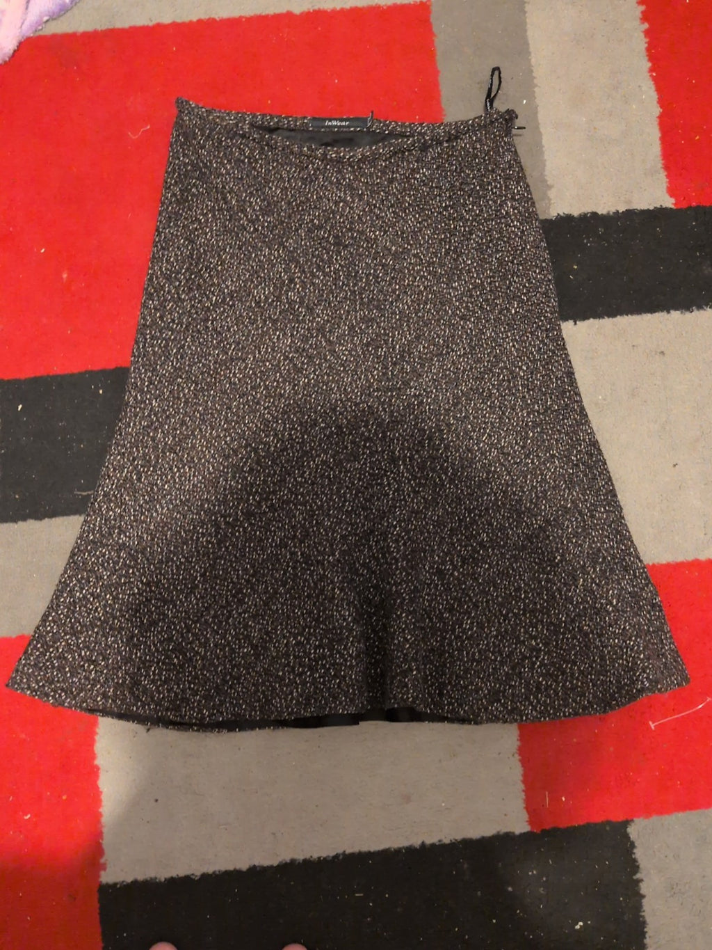 In wear 10 Flecked Lined Skirt