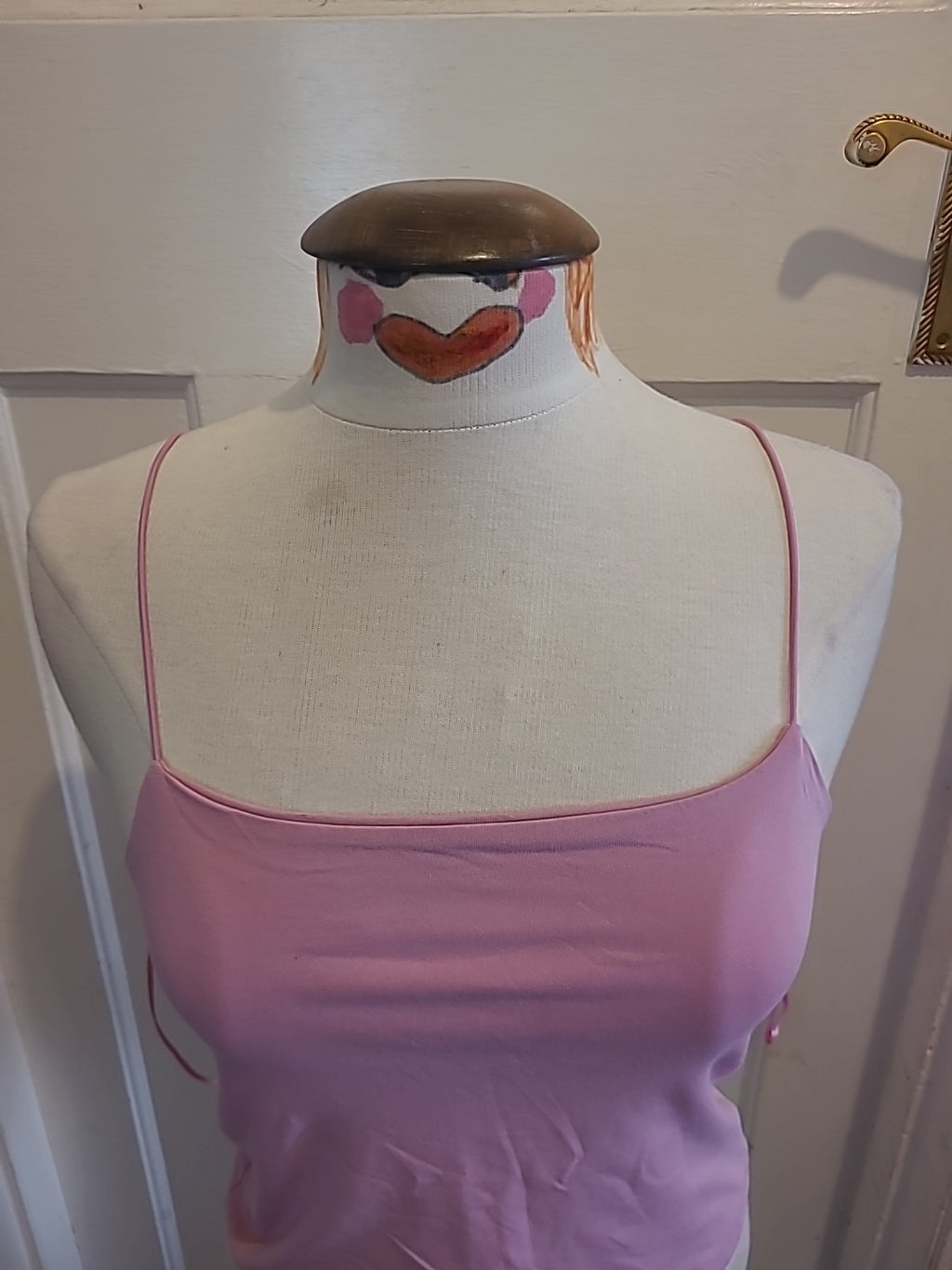 Ladies Primark Size 12-14 Pink Sleeveless Tshirt