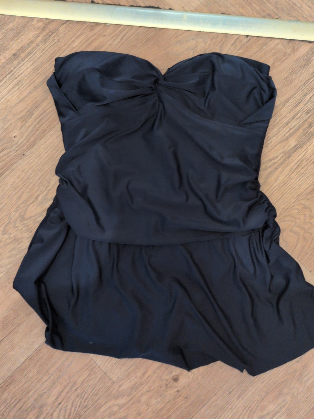 XL Navy Halterneck Swimming Costume