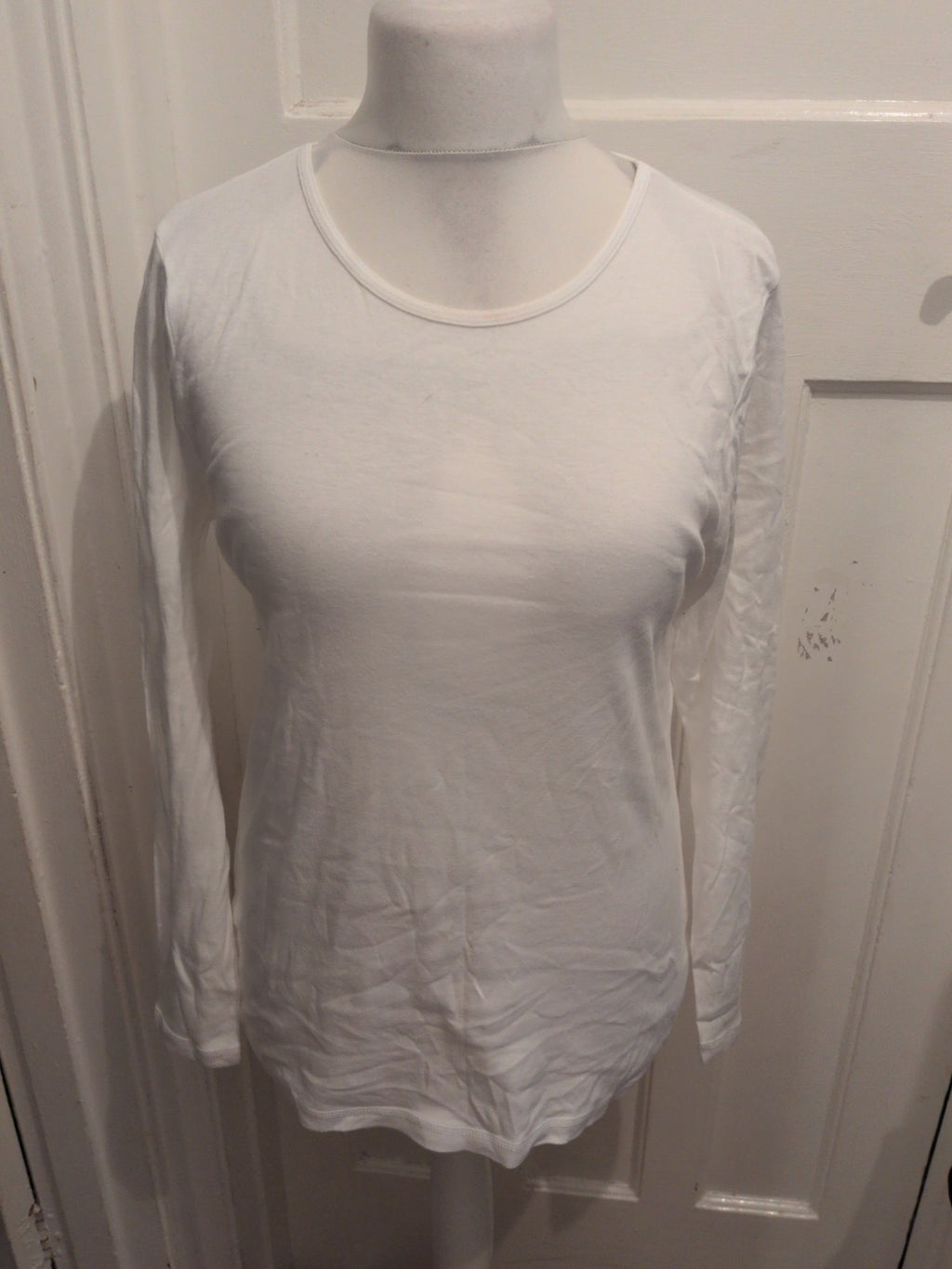 Dorothy Perkins 18 White Long Sleeve T-shirt