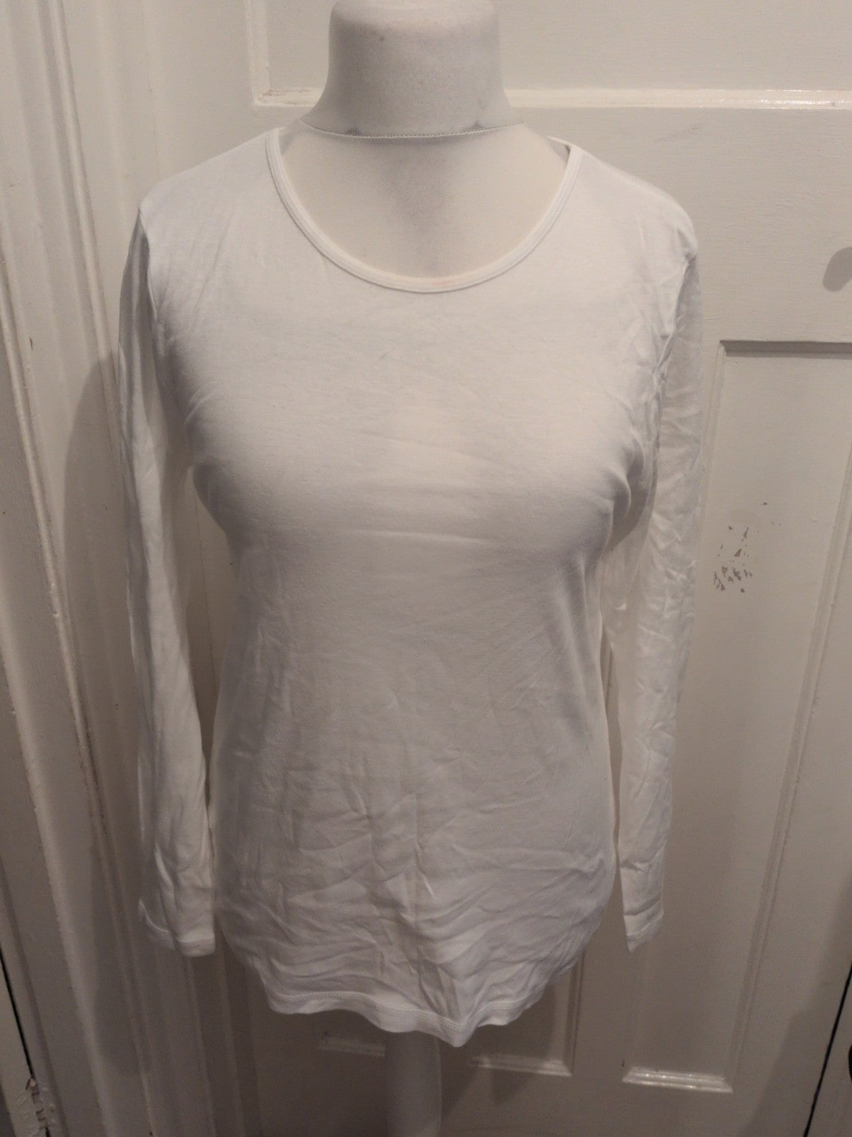 Dorothy Perkins 18 White Long Sleeve T-shirt