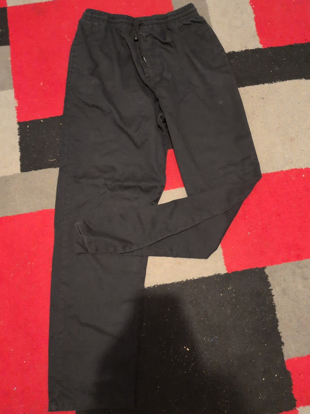 Russums Medium Reg Black Jogger