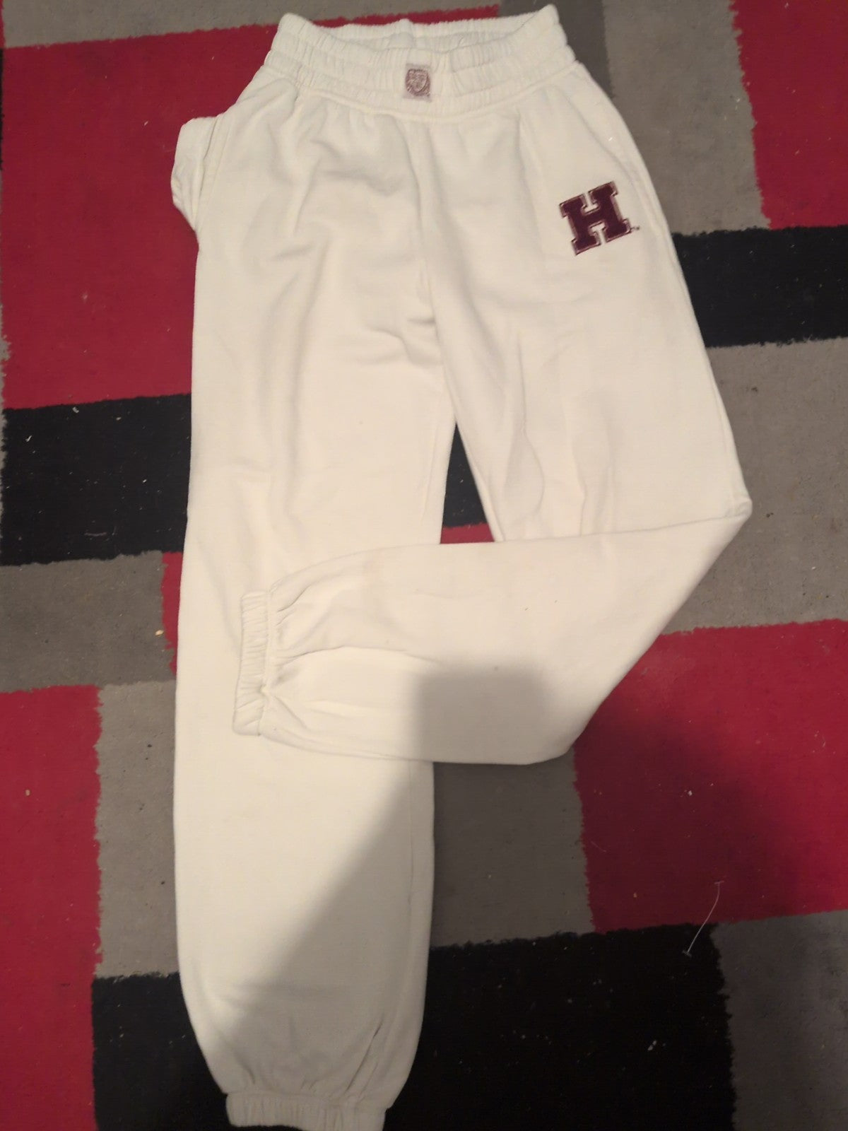 Harvard 4-6 White Elasticated Jogger