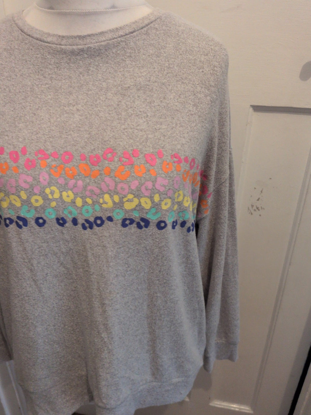 Tu 22 Grey With Pattern Pullover Jumper