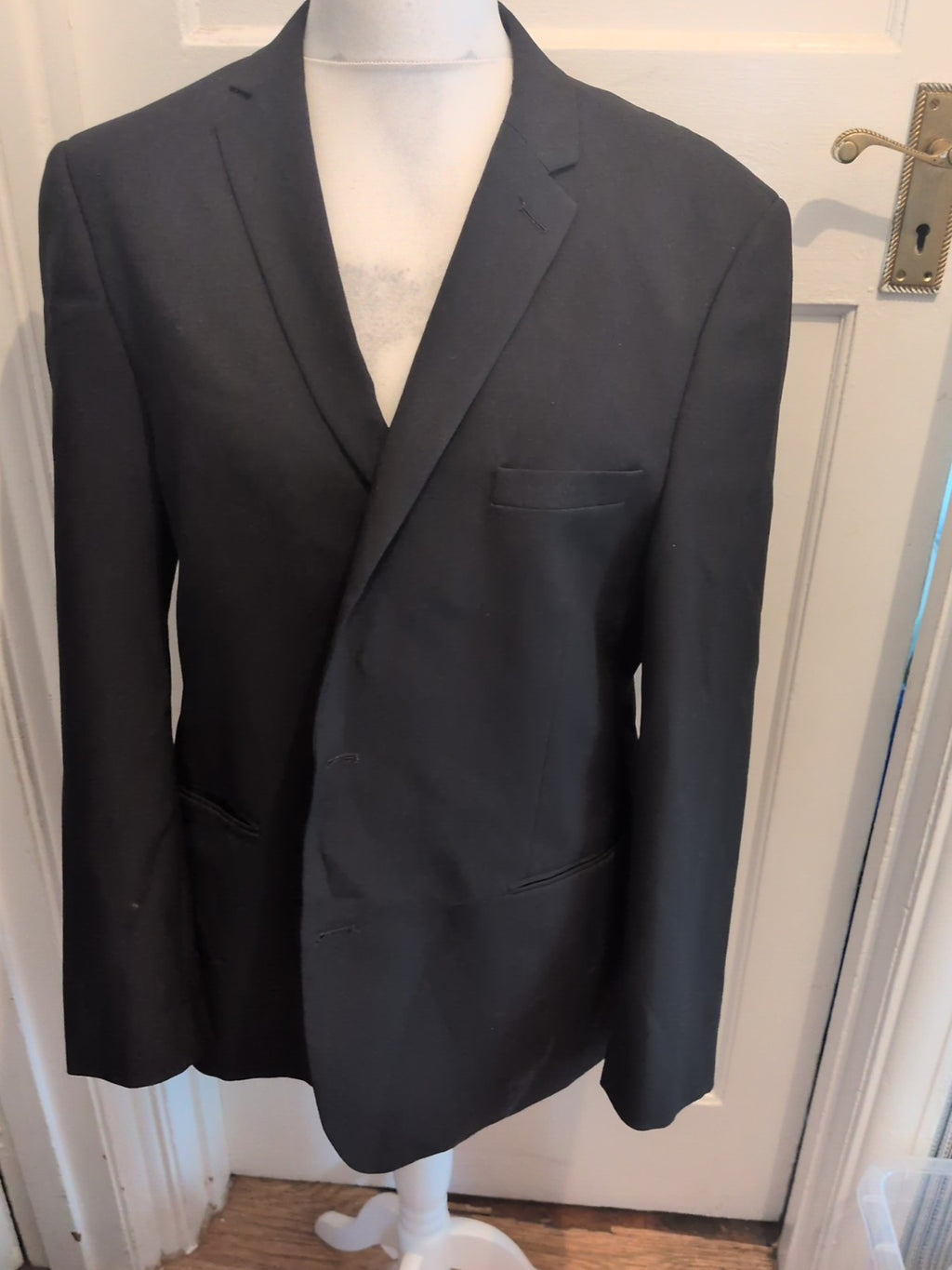 Taylor&Cutter 44R Black Suit Jacket