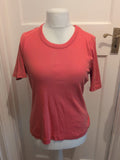 Tu Woman 16 Pink Round Neck Short Sleeve T-shirt