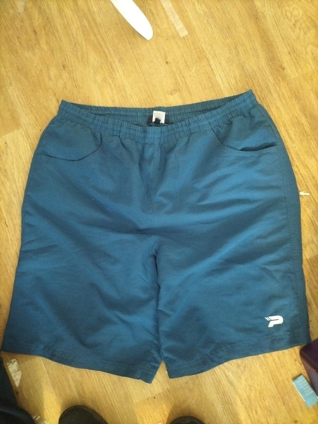 Mens Patrick Size Large Teal Swim Shorts