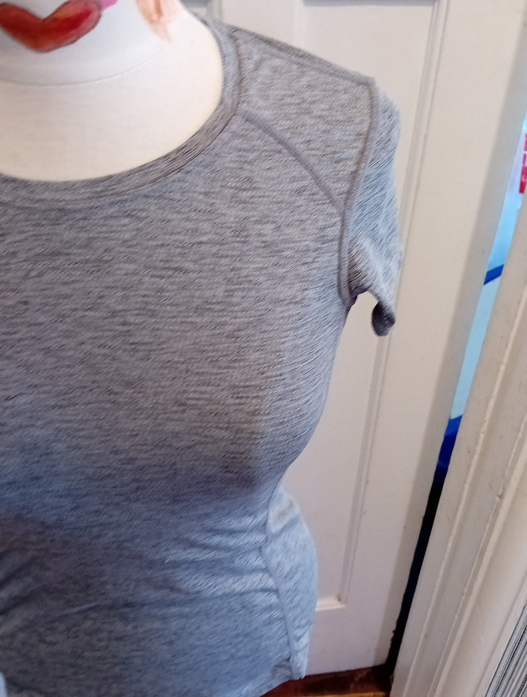 Ladies H+m Size XS grey Work Out Tshirt