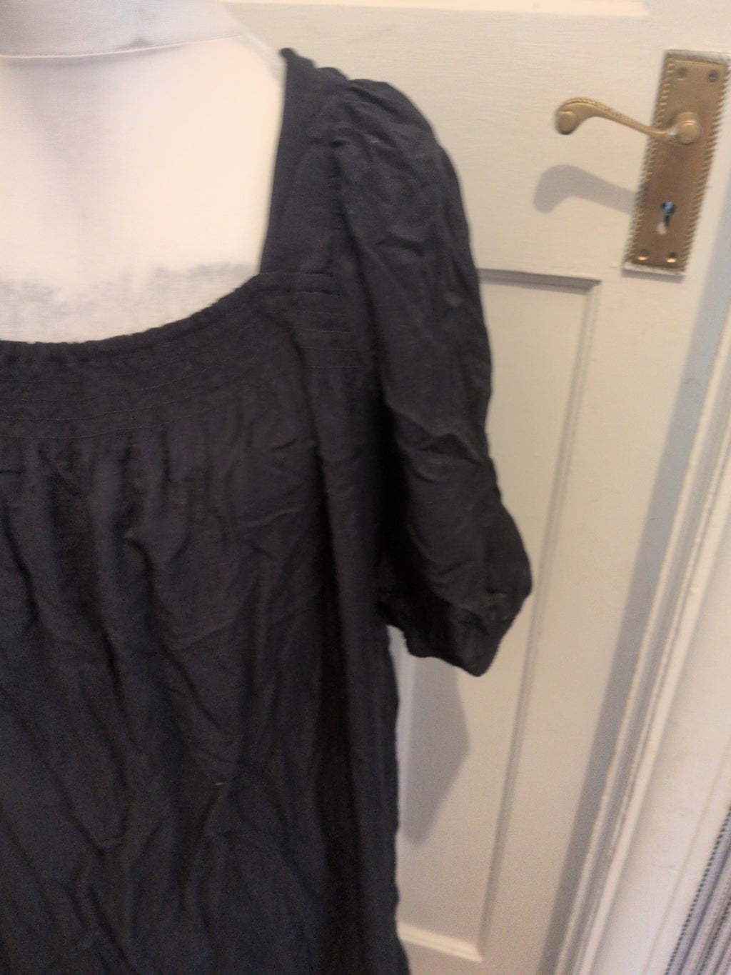 Papaya 18 Black Short Sleeve Maxi Dress