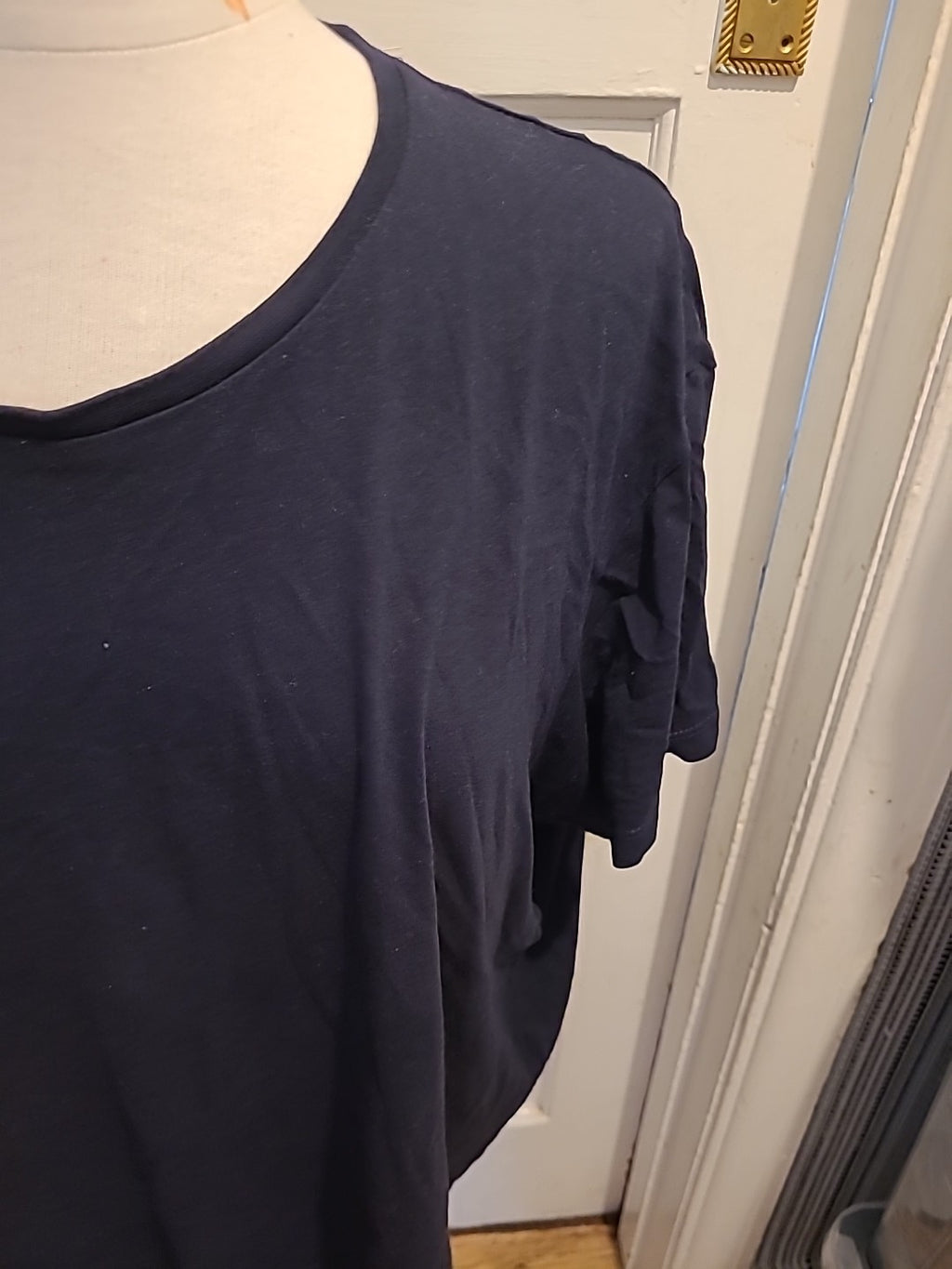 Mens Primark XL Regular Fit Navy Short Sleeve T-shirt